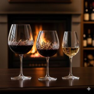 Kryształowe kieliszki do win