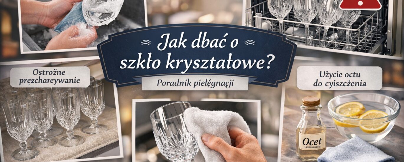 jak dbać o szkło kryształowe