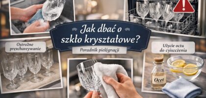 jak dbać o szkło kryształowe