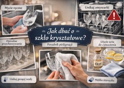 jak dbać o szkło kryształowe