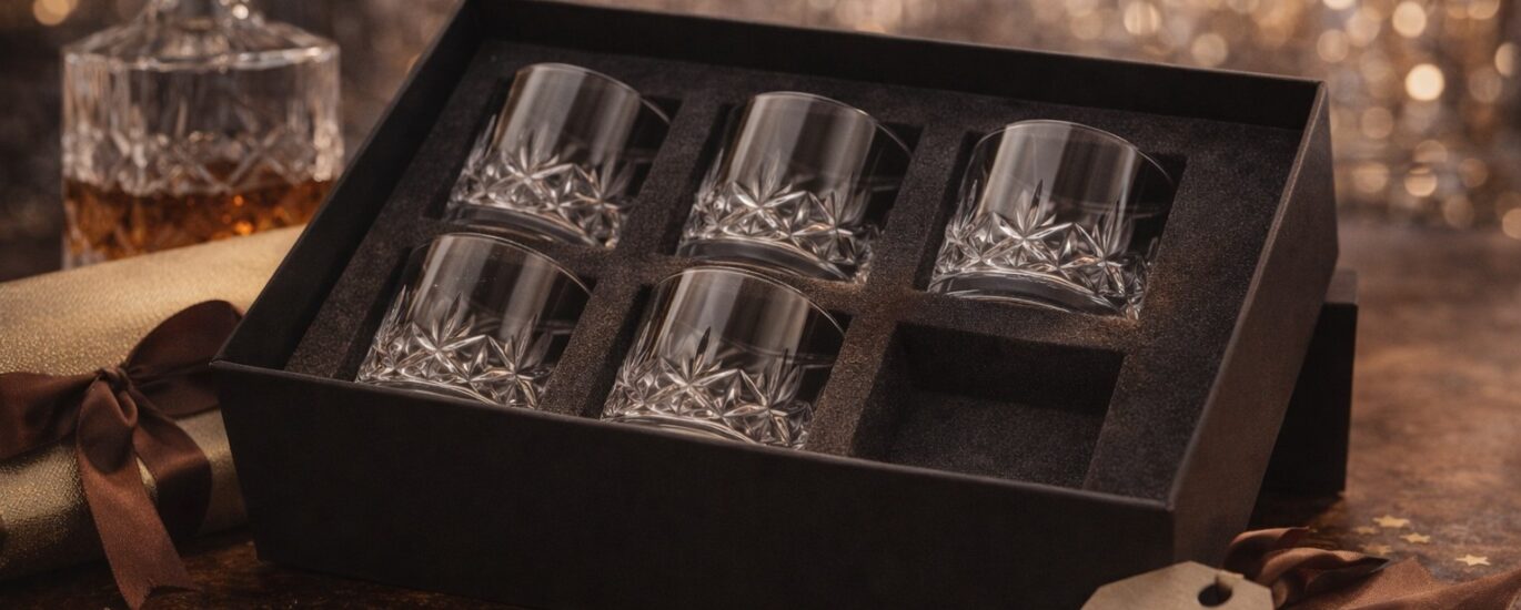 szklanki kryształowe do whisky na prezent